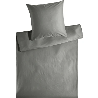 Abbildung von Kneer Bettwäsche &quot;Edel Satin Uni in 135x200, 155x220 oder 200x200 cm&quot;, (3 tlg.), aus Baumwolle Qualität, unifarbene
