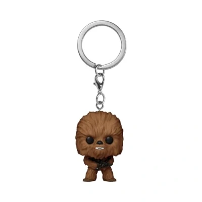 Abbildung von Funko Pop! Keychain: Star Wars Chewbacca Neuartiger Schlüsselanhänger Vinyl Minifigur Zum Sammeln Strumpffüller Geschenkidee Offizielle Handelswaren Movies Fans