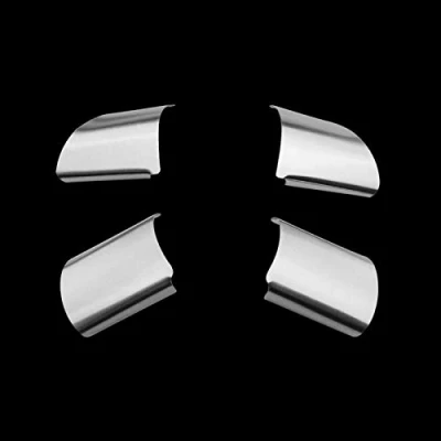 Abbildung von ZEPHYX ABS Chrom Auto Lenkrad Dekoration Abdeckung Zierrahmen, for Ford, Focus 2 MK2 2005 2013, Zubehör 4St Lenkradverkleidung