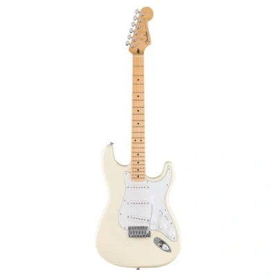 Abbildung von Fender Standard Strat MN Olympic White E Gitarre