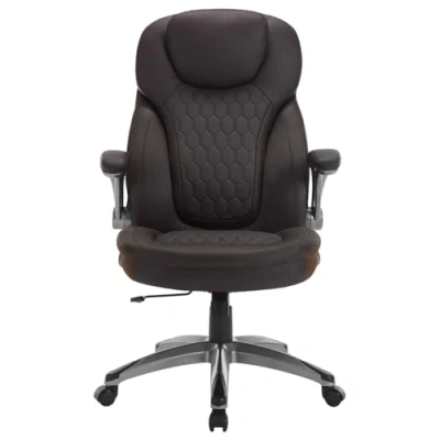 Abbildung von WOLTU Bürostuhl 200kg Belastbarkeit, Schreibtischstuhl ergonomisch, Chefsessel mit Kopfstütze Armlehnen, Drehstuhl Rollen, Bürosessel höhenverstellbar, Armlehnstuhl drehbar, Kunstleder, BS149br