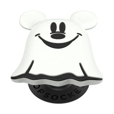 Abbildung von ​​PopSockets Telefongriff mit erweiterbarem Ständer, PopSockets für Telefon, Disney, PopOut Glow in The Dark Mickey Ghost