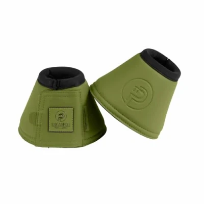 Abbildung von Eskadron Pferde Sprungglocken Faux Leather Moss Green Platinum 2024, Größe:M