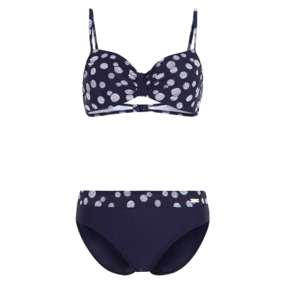 Abbildung von LASCANA Bügel Bikini mit einer schlichten Schlaufe zwischen den Cups