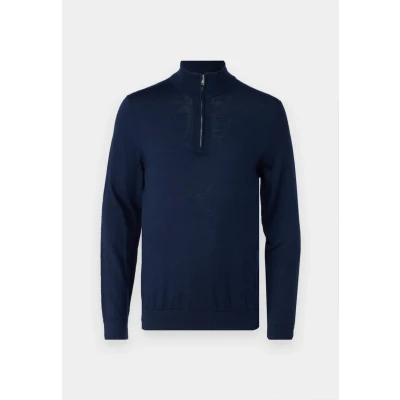 Abbildung von Selected Homme Slhtray Strickpullover, Herren, Größe: Small, Navy blazer