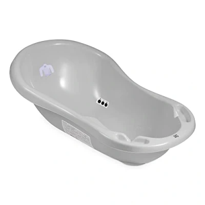 Abbildung von Hylat Baby Babybadewanne Babywanne mit Anti Rutsch Matte TÜV Rheinland zertifiziert, (1 teilig)