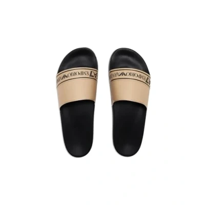 Abbildung von EA7 Emporio Armani Water Sports Unisex Badesandale, Größe: 40, Black/gold Schuhe