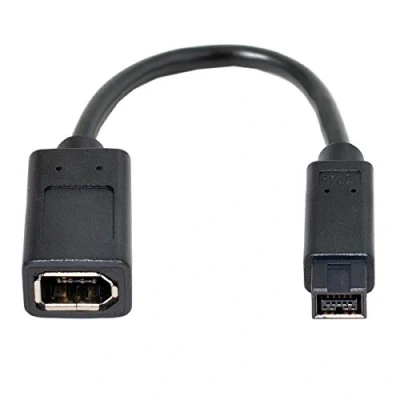Abbildung von chenyang IEEE 1394 6 polige Buchse 1394a auf 1394b 9 poliger Beta Stecker, Firewire 400 Mbps 800 Daten Videokabel, 20 cm