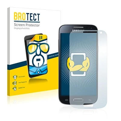Abbildung von BROTECT (2 Stück Schutzfolie für Samsung Galaxy S4 Mini LTE (4G) I9195 Displayschutz Folie Ultra Klar