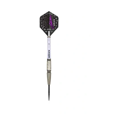 Abbildung von Unicorn 2019 Edition Jelle Klaasen World Champion 97 Percent Dartpfeile mit Stahlspitze, schwarz/violett, 20 g