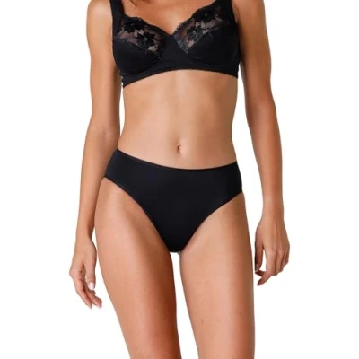 Abbildung von Lovable Slip Midi aus Mikrofaser Maximale Unsichtbarkeit Invisible Damen , Schwarz 5/XL