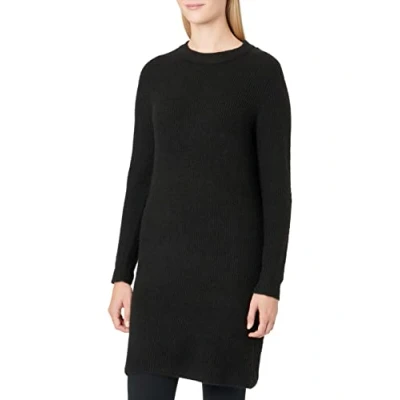 Abbildung von Pieces Pcellen Oneck Dress Strickkleid, Damen, Größe: XL, Black
