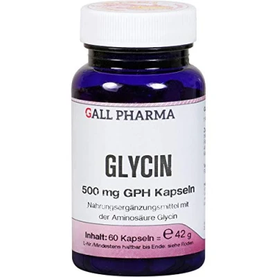 Abbildung von Glycin 500 mg Kapseln 60 St