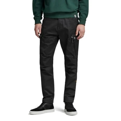 Abbildung von G Star RAW Men&#039;s Zip Cargo Regular Tapered Pants, Schwarz (dk Black D24720 C072 6484), 34/36