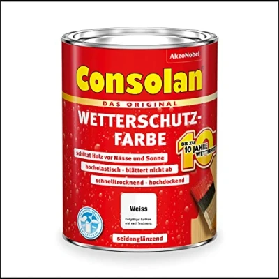 Abbildung von Consolan Wetterschutz Farbe 5L (Weiß)