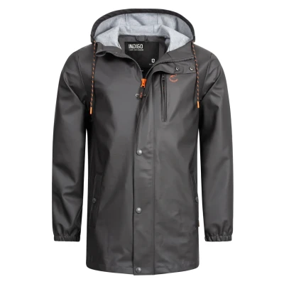 Abbildung von Indicode Jeans Parka, Herren, Größe: Small, Dk grey