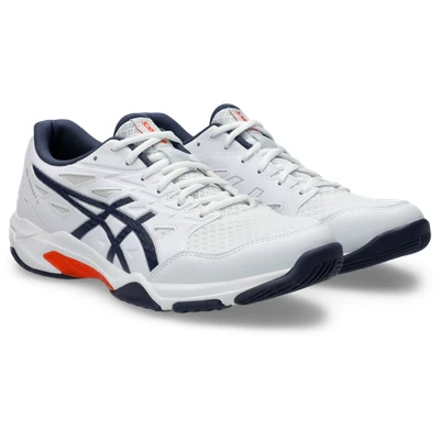 Abbildung von Asics Gelrocket 11 Volleyballschuh, Herren, Größe: 46, White/indigo fog Lederimitat/textil