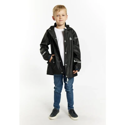 Abbildung von SCHMUDDELWEDDA Regenjacke aus recyceltem Material 104 / Schwarz 100% Polyester (recycelt)