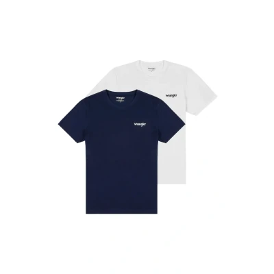 Abbildung von Wrangler 2PACK Tshirt basic, Herren, Größe: Small, Real navy