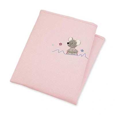 Abbildung von Sterntaler Schmusedecke Mabel Krabbeldecke für Kinder, Größe: One Size, Light pink