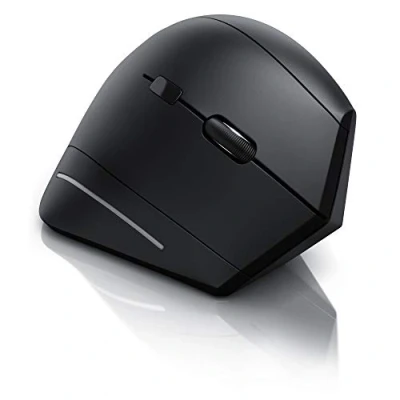 Abbildung von CSL ergonomische Vertikal USB Maus kabellos 2,4 GHz Funk vertikale Ausführung ergonomisches Design Vorbeugung gegen Tennisarm besonders armschonend 6 Tasten
