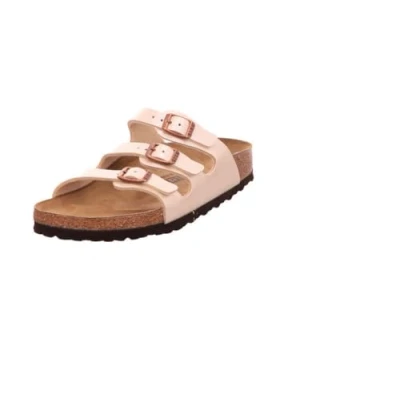 Abbildung von Birkenstock TIEF Florida Pantolette flach, Damen, Größe: 40, Gracefulpearlwhite Schuhe