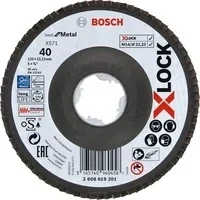 Abbildung von X LOCK Fächerscheibe X571 Best for Metal, Ø 125mm, K40, Schleifscheibe