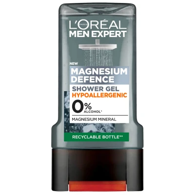 Abbildung von L&#039;Oréal Paris Men Expert Magnesium Defence Hypoallergenic Shower Gel for Sensitive Skin 300ml
