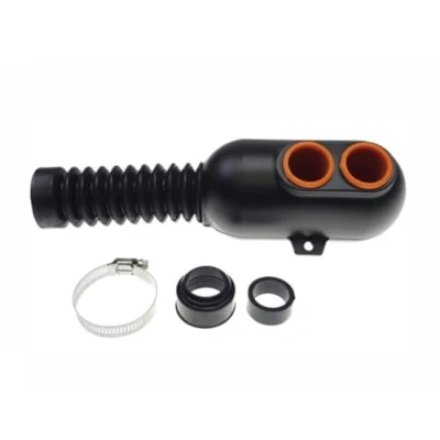 Abbildung von Tuning Doppel Luftfilter Airbox 35 + 50mm für Motorrad Roller Mofa Moped