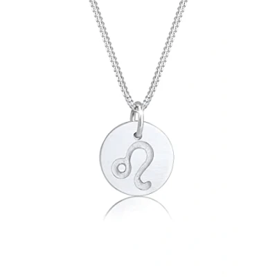 Abbildung von Elli Sternzeichen LÖWE Astro Symbol Halskette, Damen, Größe: 45, Silber