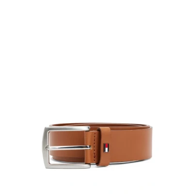 Abbildung von Tommy Hilfiger Herren Gürtel Denton 3,5 cm Ledergürtel, Braun (Cognac), 90
