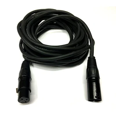 Abbildung von OmniaLaser XLR6MT S Professionelles DMX Kabel Cannon XLR M/F, geflochten, ausgewogen, für außergewöhnliche Audioqualität (6 Meter abgeschirmt)