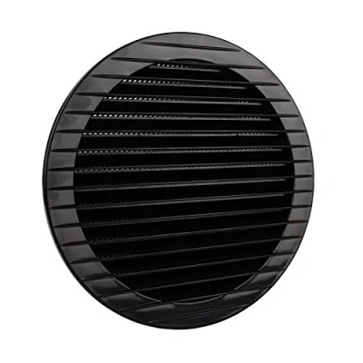 Abbildung von MKK Lüftungsgitter Abluftgitter Außengitter Insektenschutz weiß grau braun anthrazit Ziegelrot 60 70 80 90 100 110 120 125 150 160 mm schwarz Ø