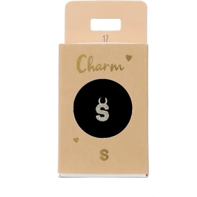 Abbildung von Depesche 11834 017 Charm Buchstabe S, vergoldeter Anhänger für Halsketten, Armband und Ohrringe, ideal als kleines Geschenk