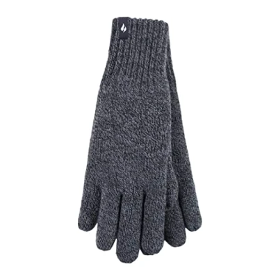 Abbildung von HEAT HOLDERS Neu! Mens Wärmehalter Weaver Thermal Insulated Handschuhe (Medium/Large, Grau Marl)