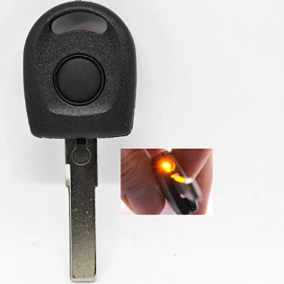Abbildung von Auto Schlüssel Funk Fernbedienung 1x Gehäuse + Knopfzelle LED Rohling HAA für VW SEAT Skoda
