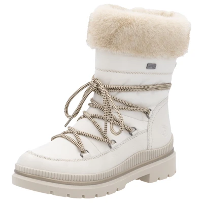 Abbildung von Remonte Winterboots, Blockabsatz, Winterstiefelette mit wasserabweisender TEX Membran