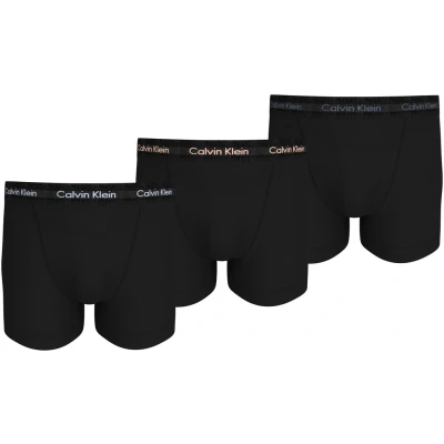 Abbildung von Calvin Klein Underwear TRUNK 3PK (Packung, 3 St) mit Logo Elastikbund (3 Stück)