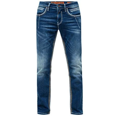 Abbildung von Rusty Neal Straight Jeans NEW YORK 49 mit trendigen Ziernähten