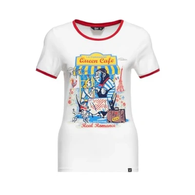Abbildung von QueenKerosin Print Shirt Real Romance (1 tlg) mit Comic