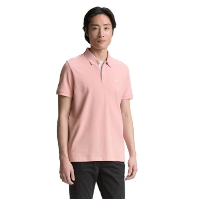 Abbildung von TOM Tailor WITH Contrast Poloshirt, Herren, Größe: Medium, Blush pink