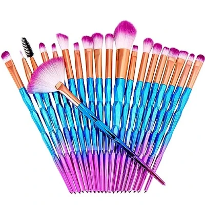 Abbildung von Retoo Make Up Pinsel Set, 20 Stück, Kosmetik Schminkpinsel, Kosmetikpinsel Gesicht und Auge Kunstpinsel für Foundation, Puder, Concealers, Rouge, Lidschatten, Abdeckstift