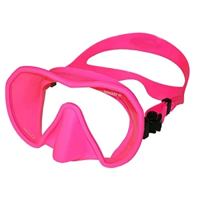 Abbildung von Beuchat Maxlux S Tauchmaske für schmale Gesichtsformen , Farbe:pink/rosa