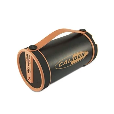 Abbildung von Caliber Bluetooth Lautsprecher Drahtloser Box FM Radio Option Kompakt mit komfortablem Griff Orange 3 Stunden Akku
