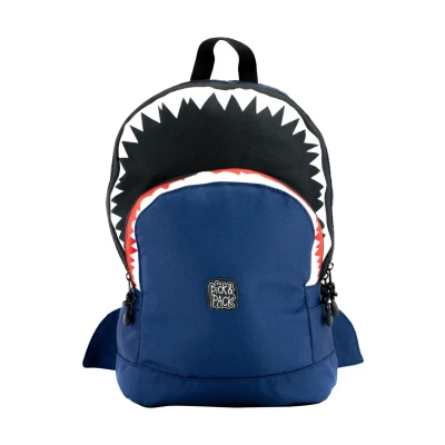 Abbildung von pick &amp; PACK Shark Shape Backpack M Kinderrucksack Tagesrucksack für Kinder, Größe: One Size, Blau