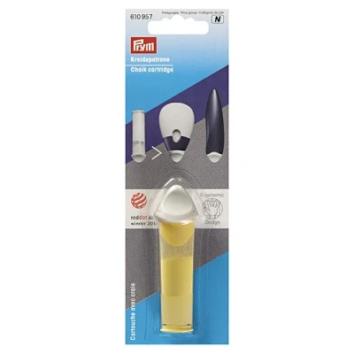 Abbildung von Prym Chalk Cartridge Yellow Kreidepatrone gelb Ergonomics, Kunststoff, 1 Stück (1er Pack)