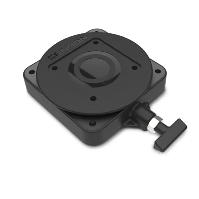 Abbildung von CANNON Low Profile Swivel Downrigger Montage Basis, Schwarzer Verbundstoff, Unknown
