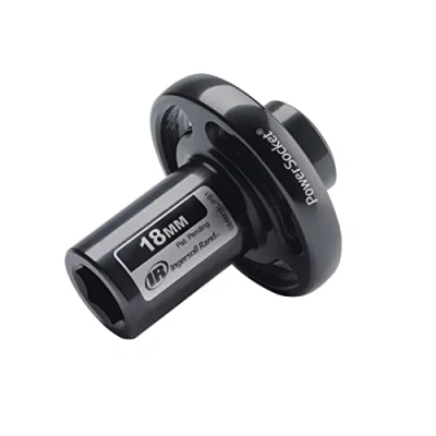 Abbildung von Ingersoll Rand S64M18L PS1 Schlagschraubereinsatz passend für 1/2“ Druckluft Schlagschrauber leicht, kompakt, bietet 50% mehr Drehmoment hocheffizientes Design, schwarz