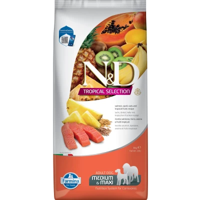 Abbildung von N&amp;D Tropical Hundefutter Lachs medium/maxi 10 kg