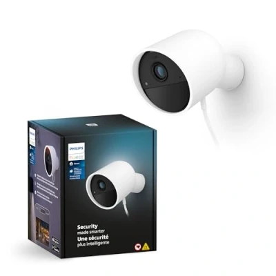 Abbildung von Philips Hue Secure kabelgebundene Überwachungskamera Weiß